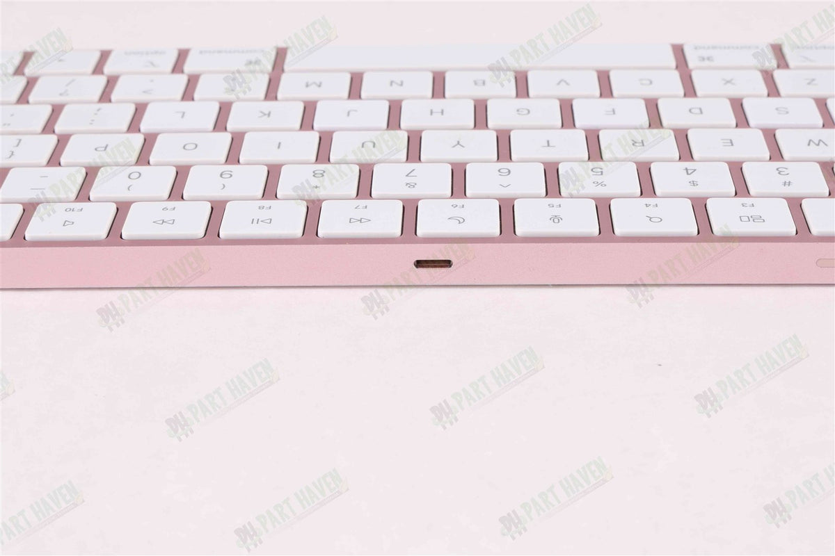 Apple Desk Set in Pink || Magic Keyboard W/Touch ID Magic Mouse & Braided Cable
