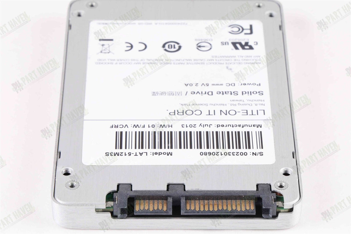 LITE-ON IT CORP SSD 512 GB SATA 2.5" Formatted For Apple Mac OSX || LAT-512M3S
