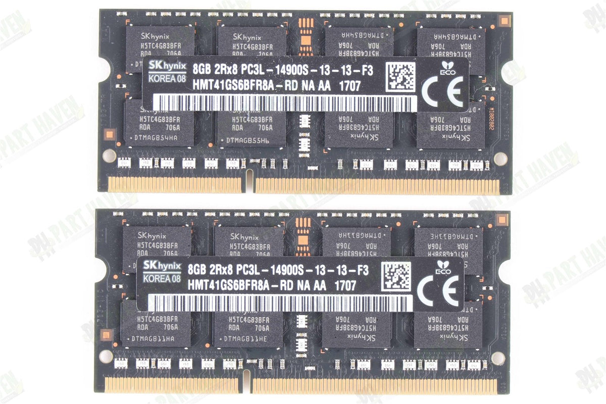 Apple OEM Hynix Brand Ram 16GB (2x8GB) DDR3L-1866Mhz PC3L-14900S Sodimm Memory