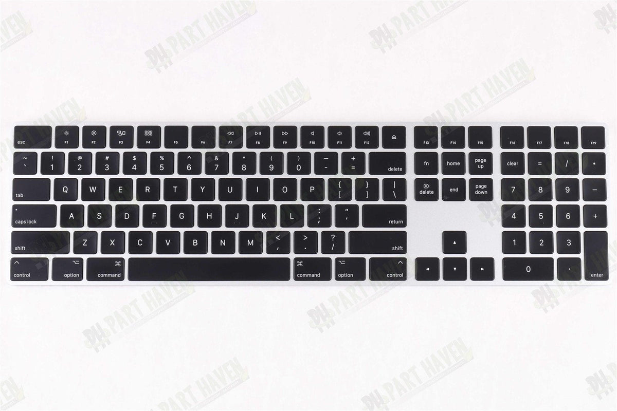 Apple Magic Keyboard 2 W/ Numeric Keypad Silver & Black || LightingPort || A1843