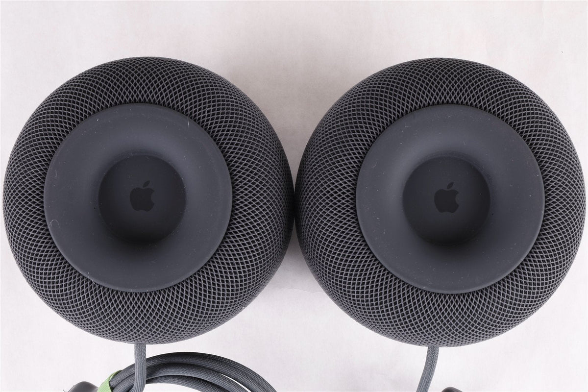 Pair (2x) Apple HomePod 1st Generation Smart Speaker || Space Gray || Smoke Free