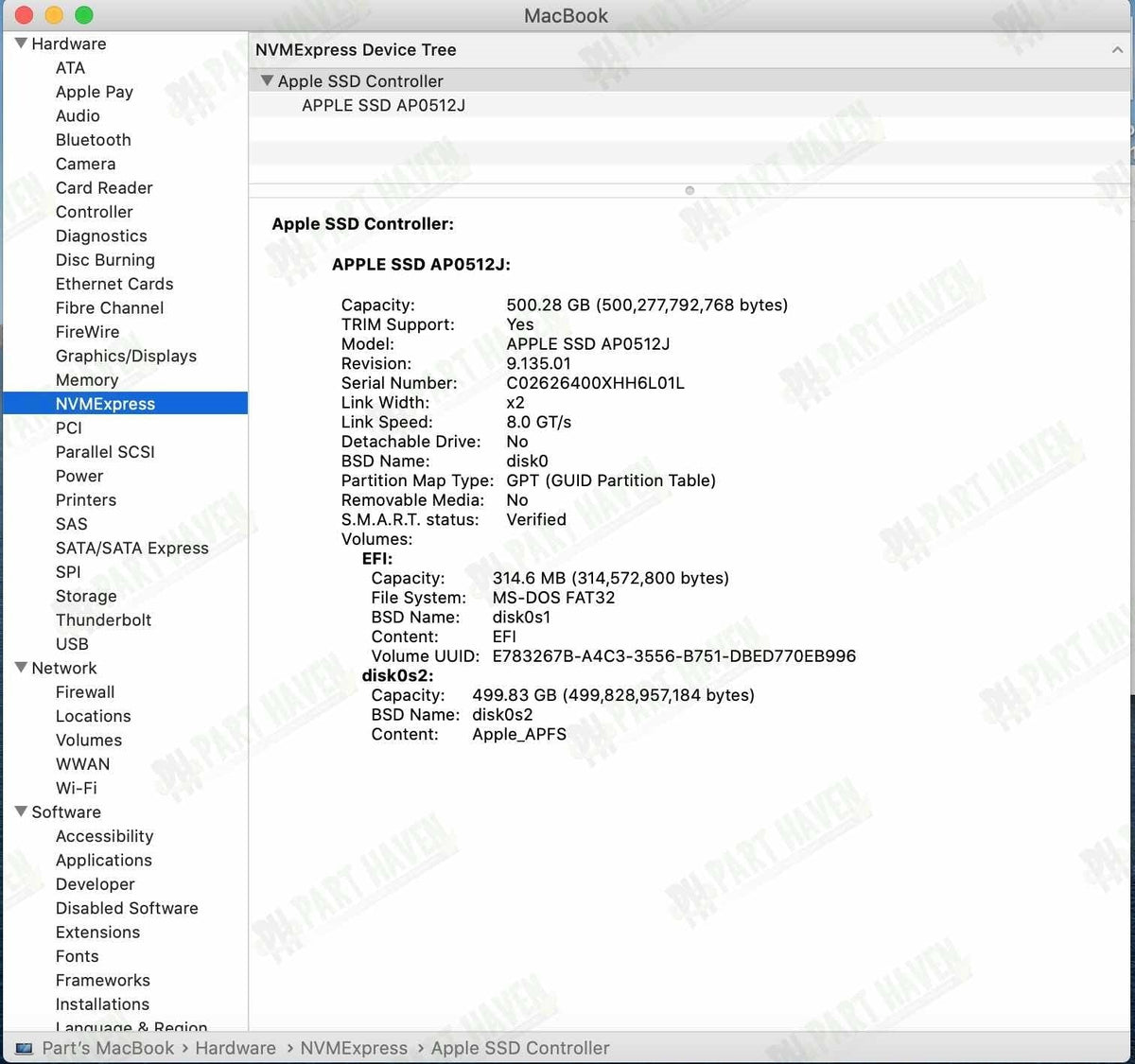 Logic Board || 12" MacBook Early 2016 A1534 || 1.2 GHz Core m5 8GB RAM 512GB SSD