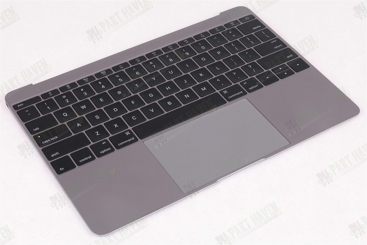 Top Case Keyboard Track Pad || 12" MacBook Mid 2017 A1534 || Space Gray