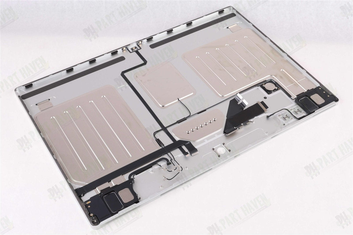 Silver iMac 24" A2873 2023 Case Back Rear Housing Power Button Speakers 4 Ports