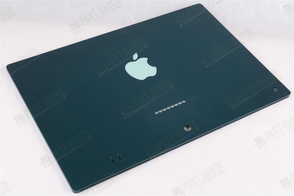 Green iMac 24" A2439 2021 Case Back Rear Housing Power Button Speakers 2 Ports