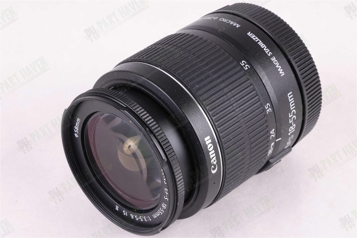 Canon EF-S Lens 18-55mm f/3.5-5.6 IS II Wide Zoom DSLR Camera Lens