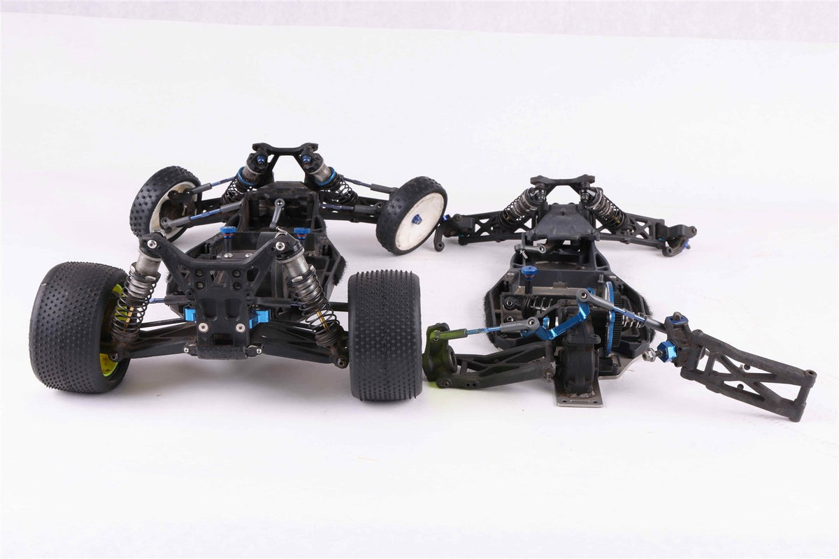 2x Team Associated RC10B5M - One Complete One In Pieces -Plus box of parts