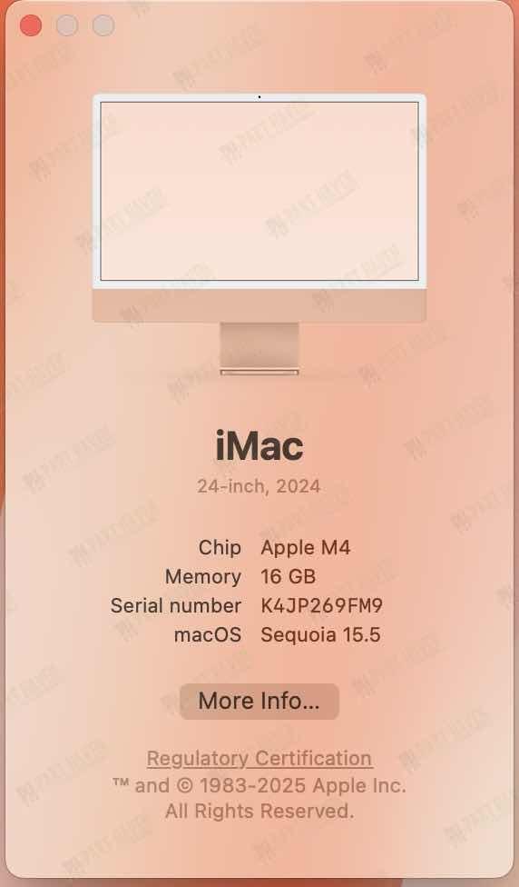 Logic Board | 24&quot; M4 iMac 2024 MWV13LL/A A3137 | 16GB Ram 256 GB | 4 USB-C Ports