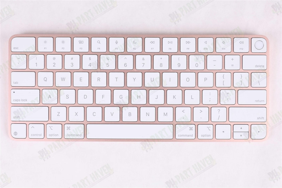 Apple USB-C Desk Set in Pink Magic Keyboard W/Touch ID Magic Mouse Braided Cable