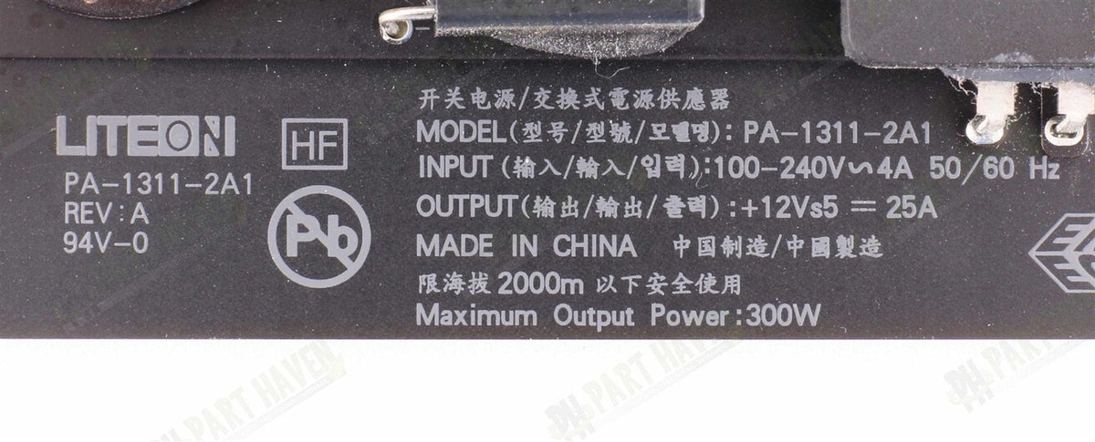 Genuine Apple Power Supply || iMac 27&quot; A2115 2019 2020 || LiteOn PA-1311-2A