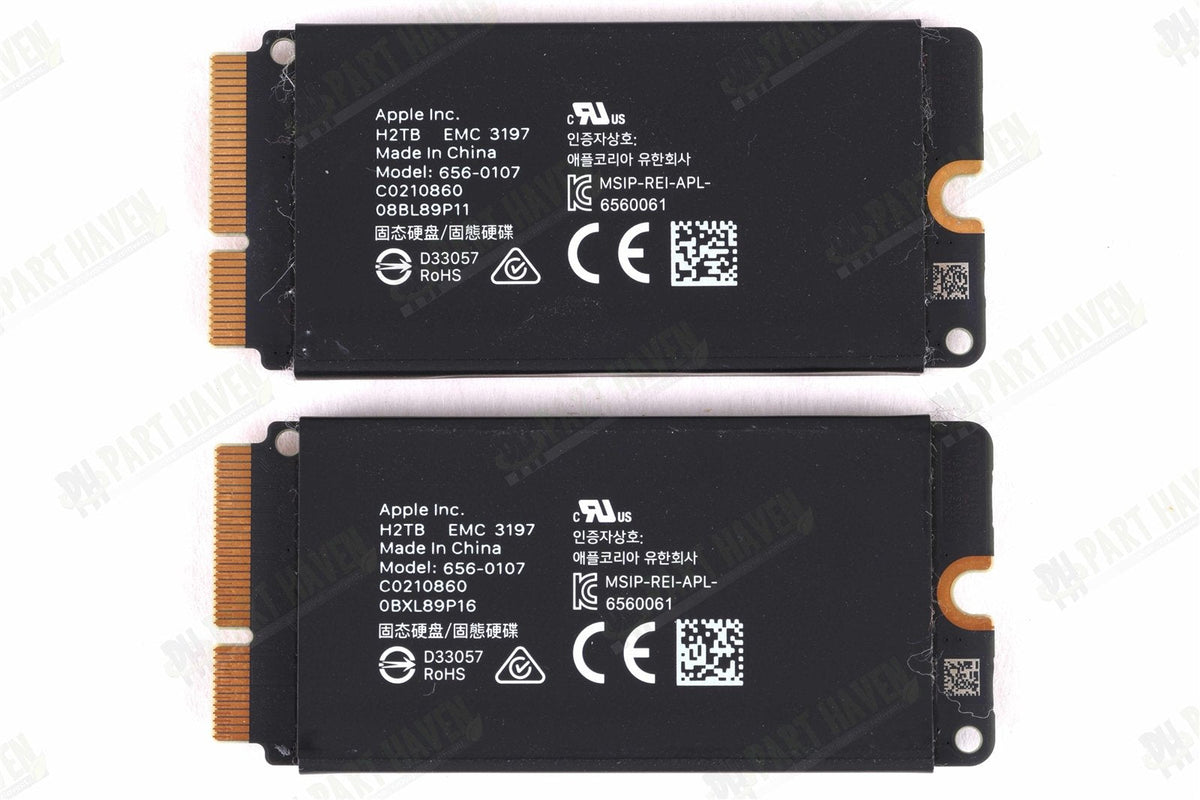 Apple Mac Pro 2019 7,1 SSD Module Pair 4TB (2x2TB) PCIe Flash Storage 661-13070