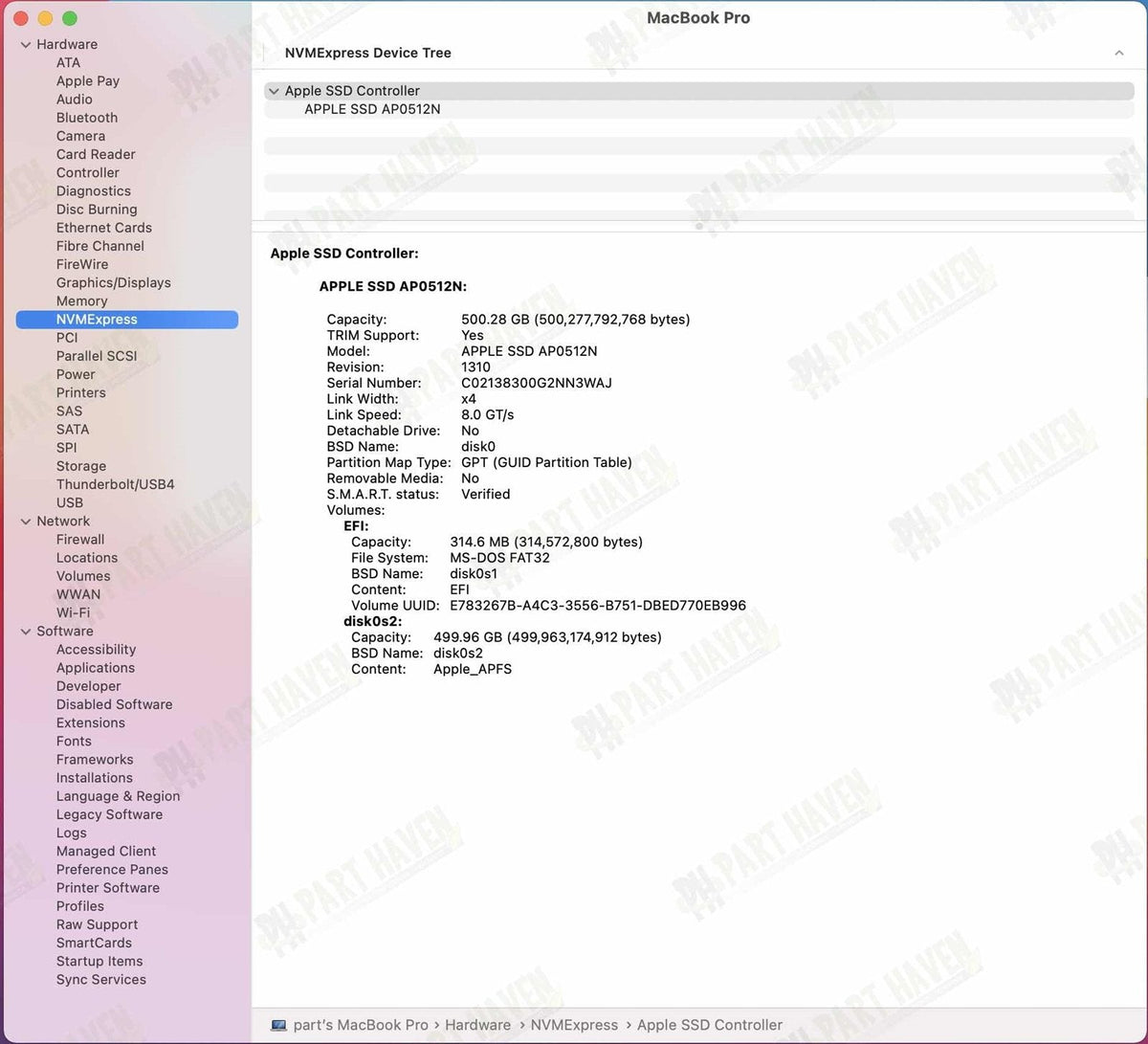 Logic Board + Touch ID || 2.4GHz i9 32GB / 512GB || 16" MacBook Pro 2019 A2141