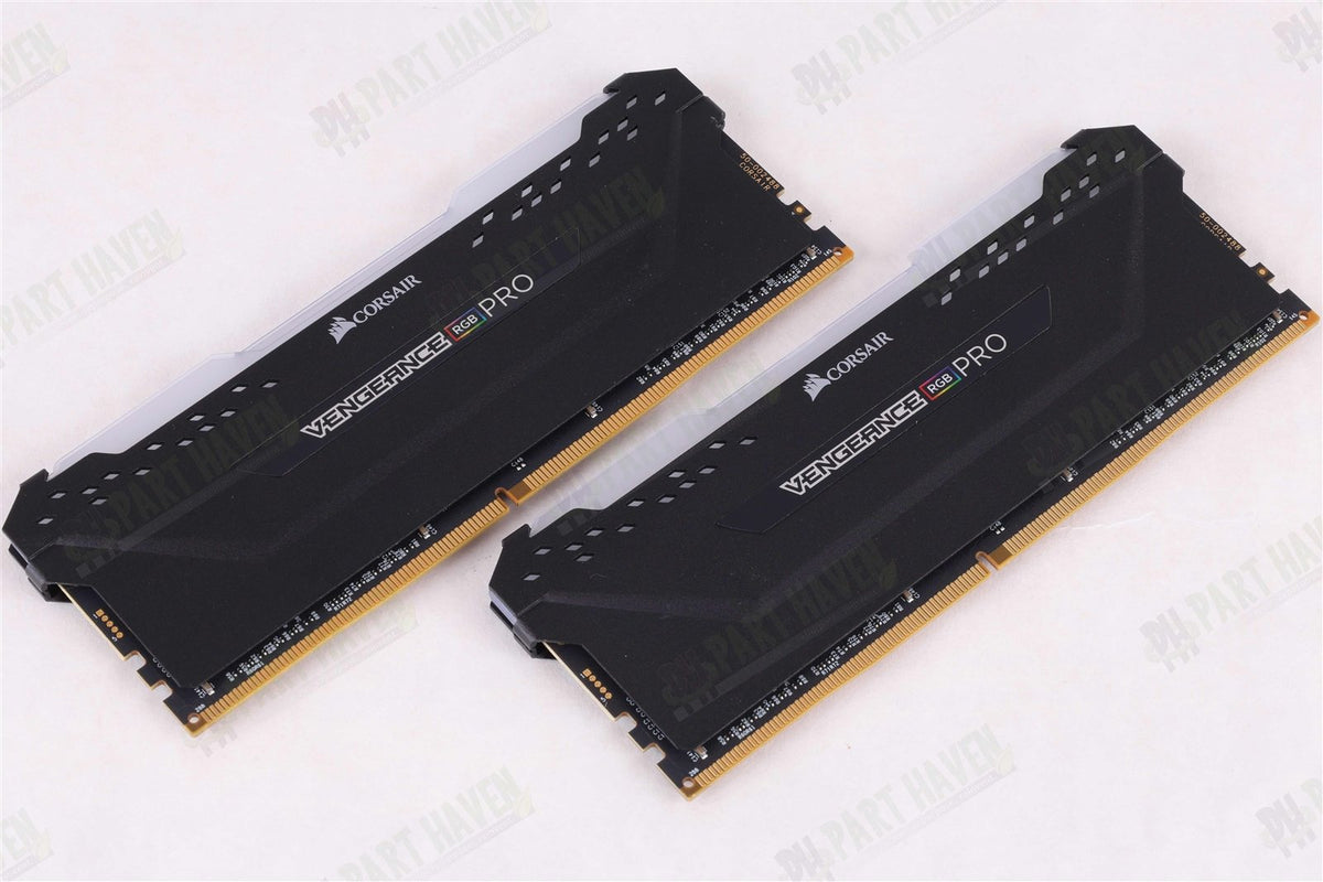 CORSAIR VENGEANCE RGB PRO 32GB (2 x 16GB) DDR4 DRAM 3200MHz C16 Memory Kit