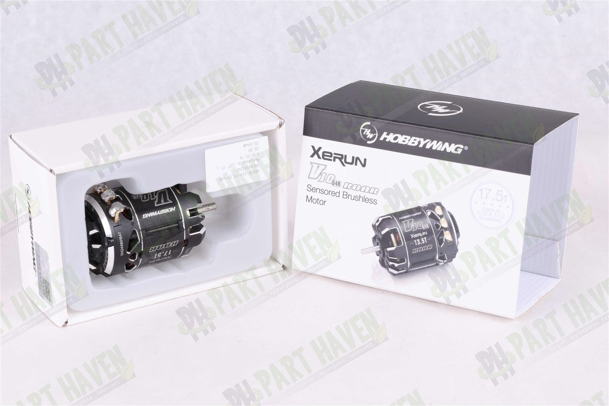 Hobbywing XeRun V10 17.5T BLACK G4R ROAR Sensored Brushless Motor