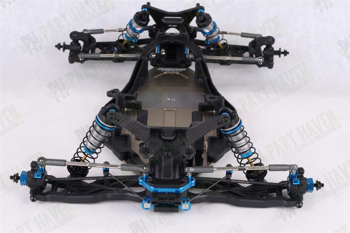 Team Associated RC10 Team Car 6034 || CC Silver Chassis || Unpainted Body + Box