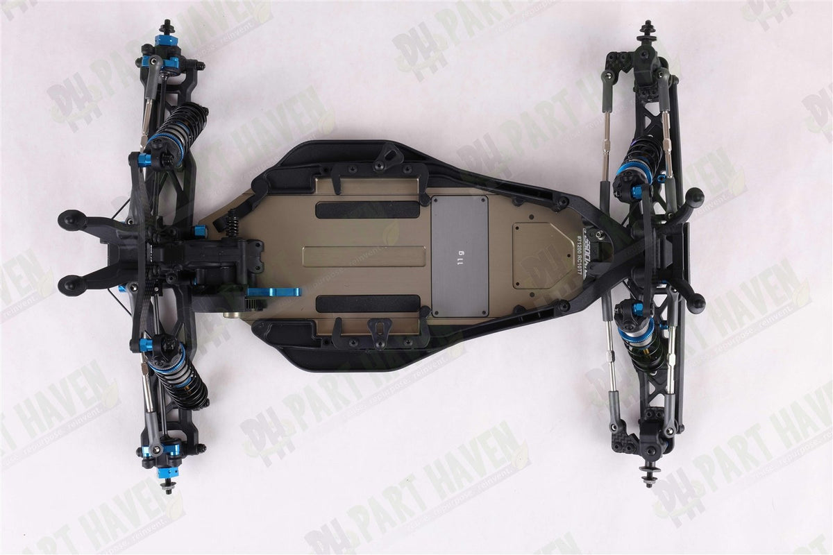 Team Associated RC10 Team Car 6034 || CC Silver Chassis || Unpainted Body + Box