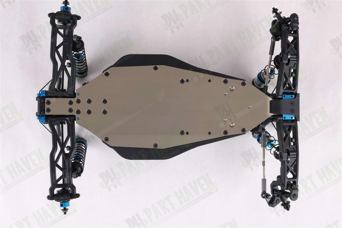 Team Associated RC10 Team Car 6034 || CC Silver Chassis || Unpainted Body + Box