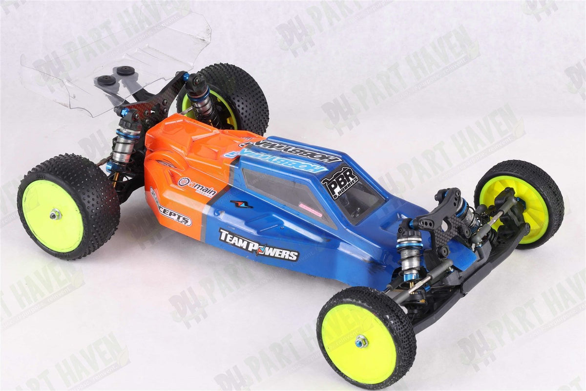 Team Associated RC10 Team Car 6034 || CC Silver Chassis || Unpainted Body + Box