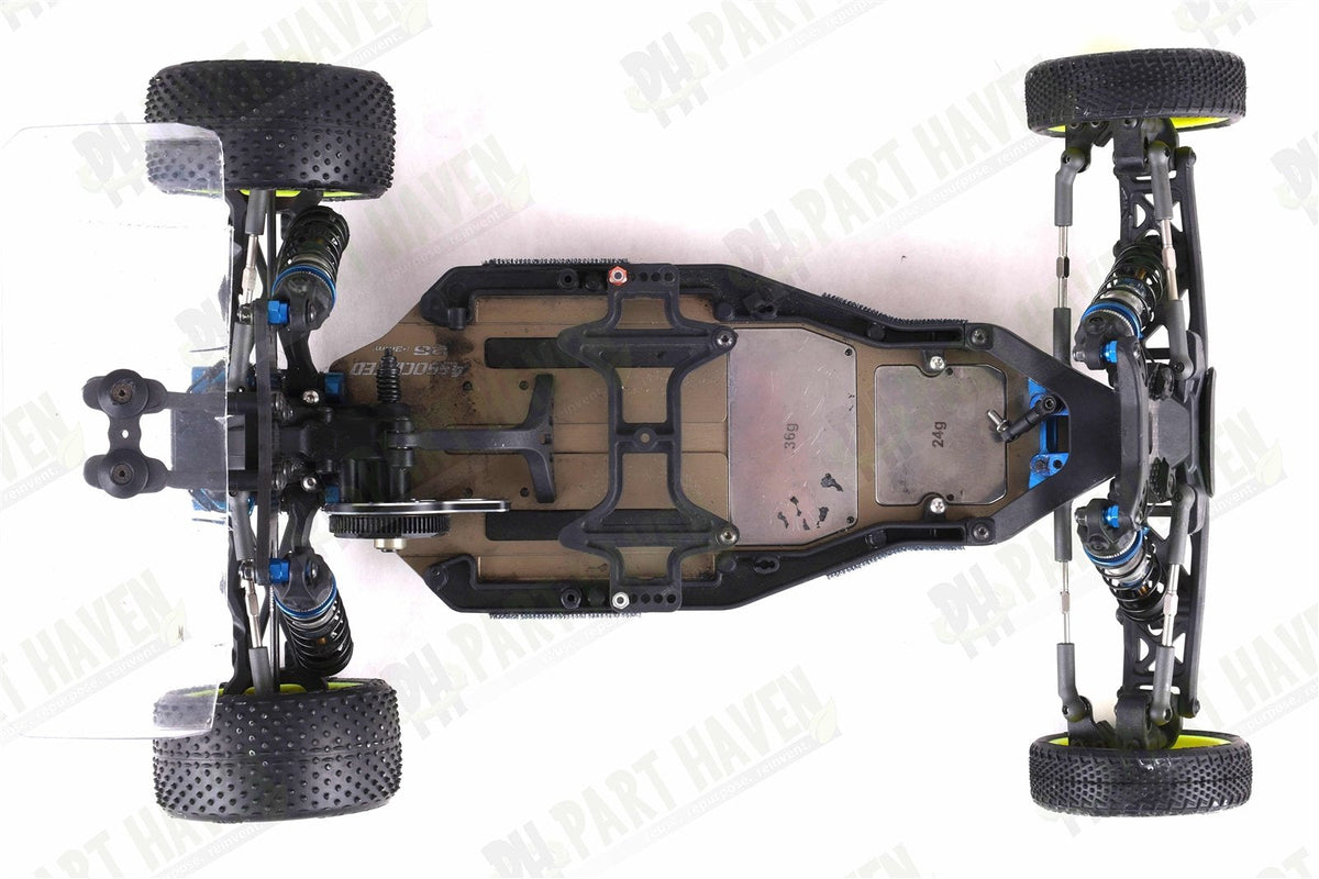 Team Associated RC10 Team Car 6034 || CC Silver Chassis || Unpainted Body + Box