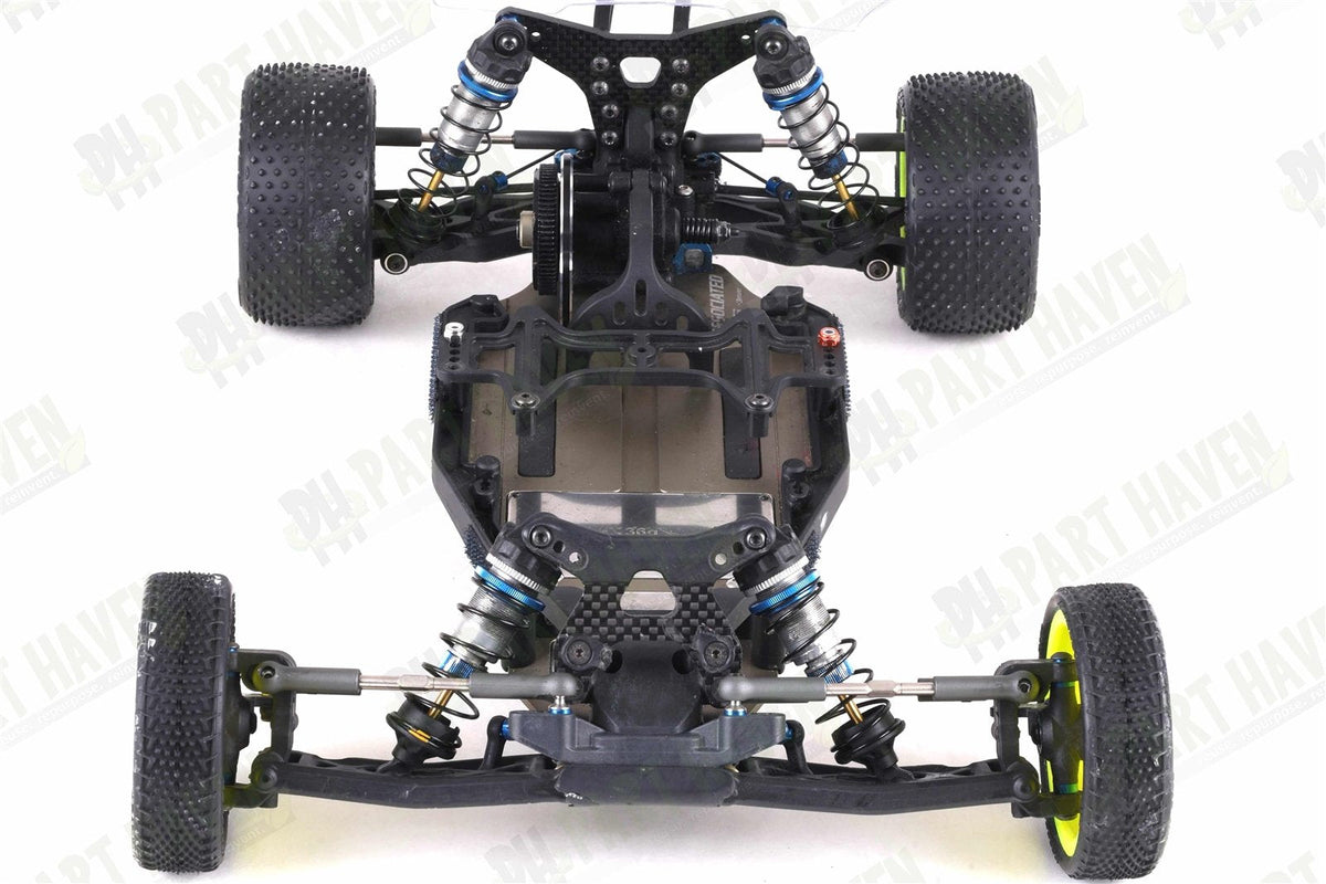 Team Associated RC10 Team Car 6034 || CC Silver Chassis || Unpainted Body + Box