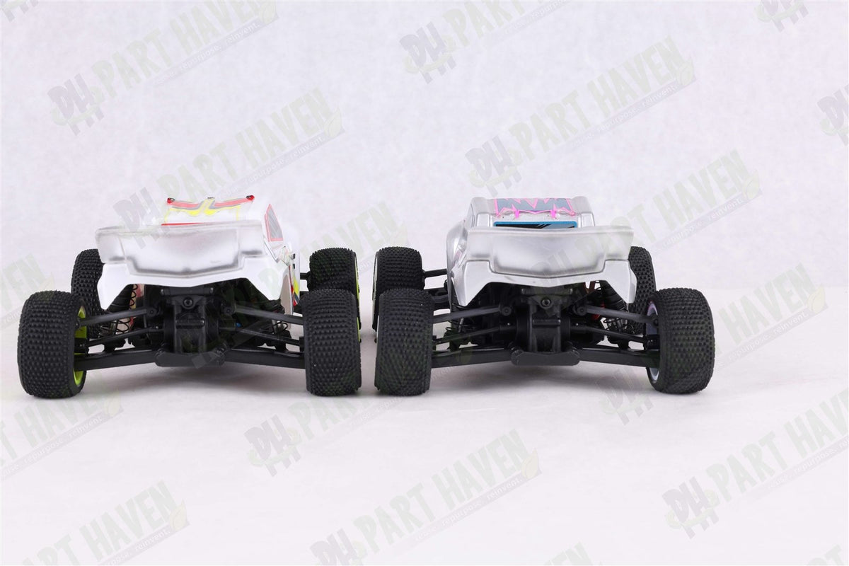Team Associated RC10 Team Car 6034 || CC Silver Chassis || Unpainted Body + Box