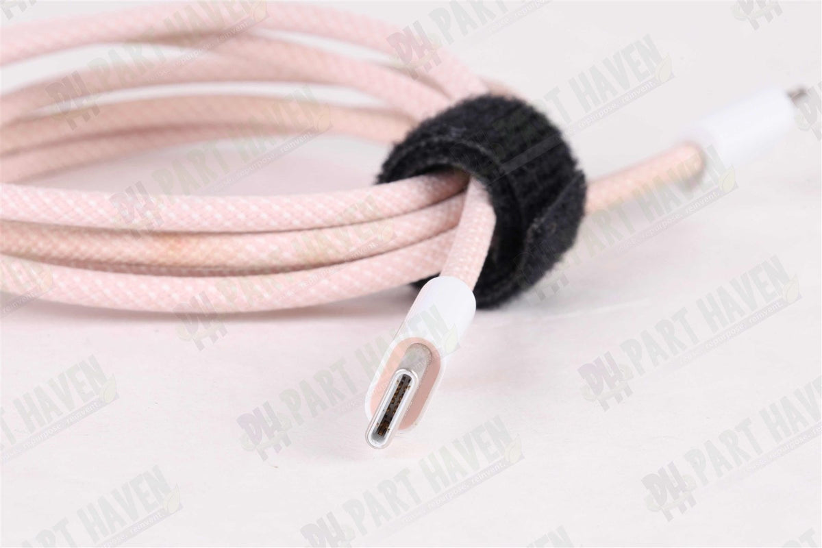 Genuine Apple USB-C to Lightning Braided Cable || Pink || Length 1M