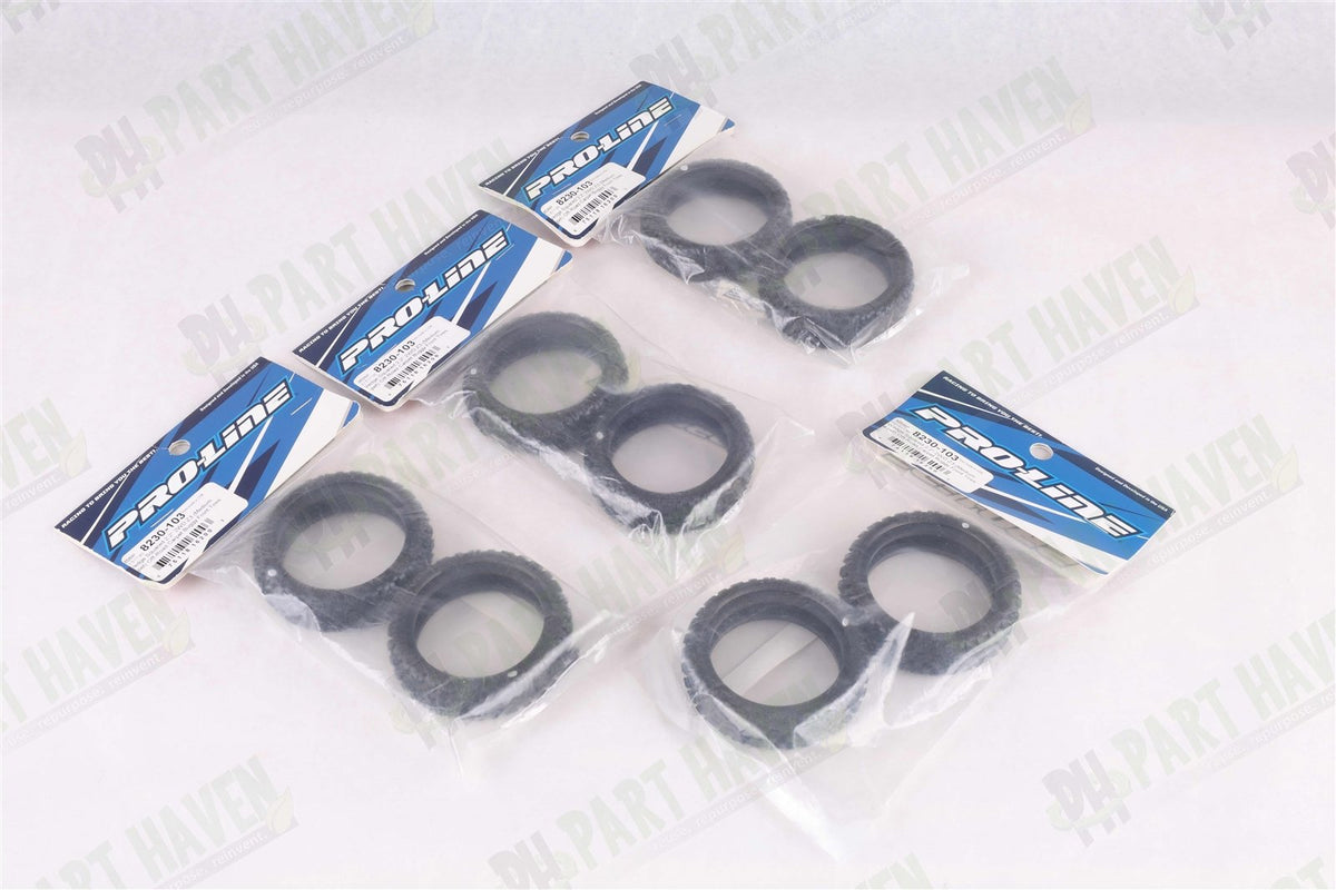 4 New Sets - Proline Wedge Squared Carpet Tires || 2.2" 2WD Front Z3 CR3 Medium