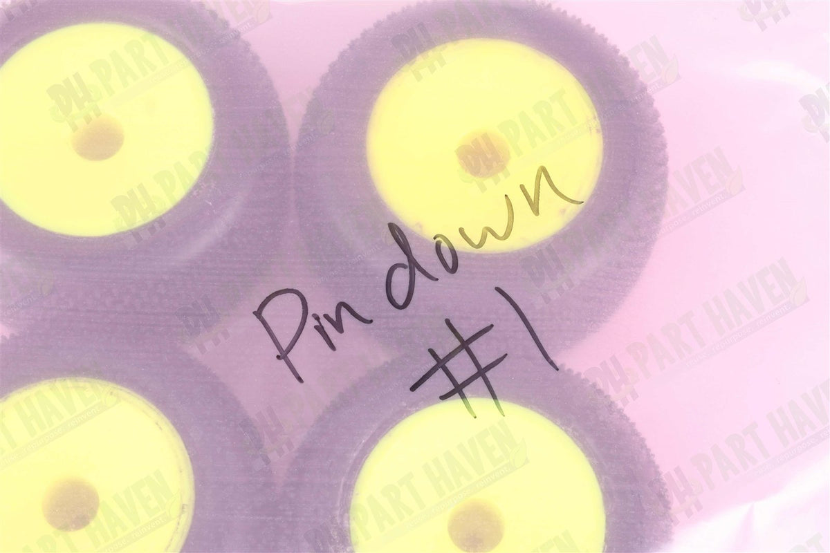 2 Pairs Mounted || JConcepts Pin Downs Pink 2.2 Inch Truck tires 3163-010 ||Set1