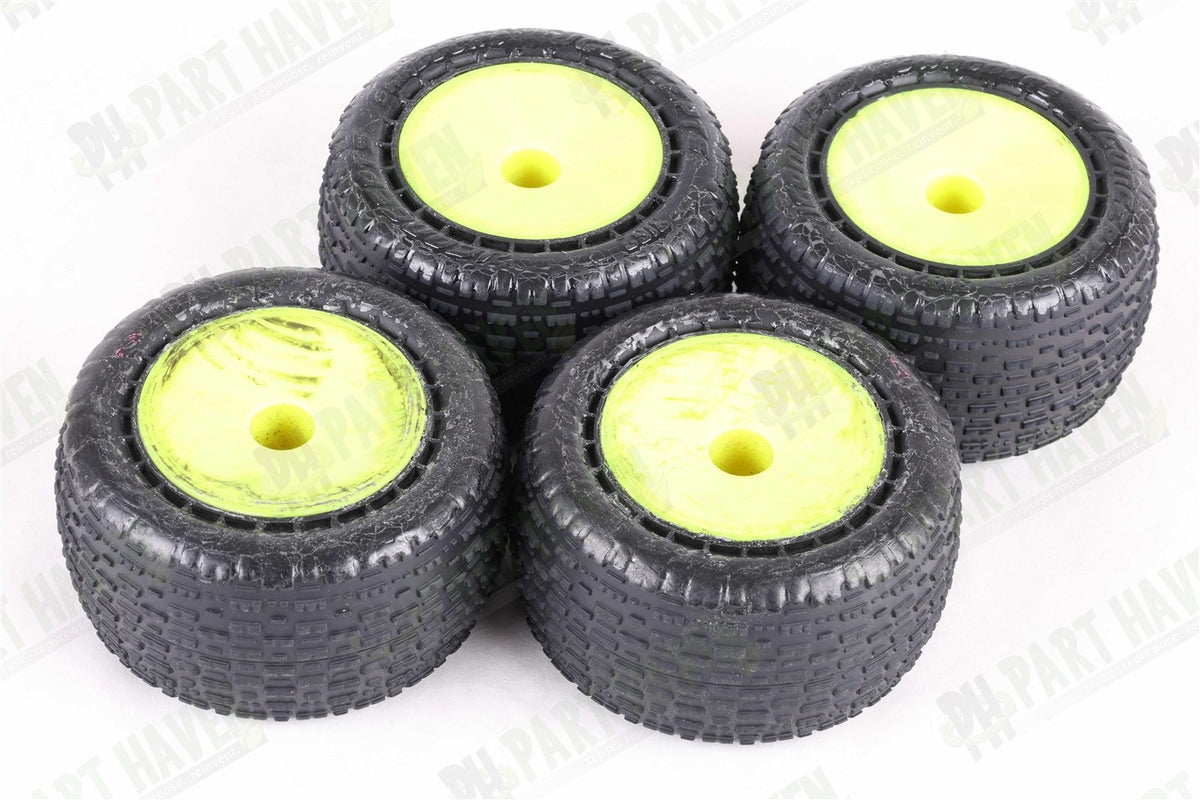 2 Pairs Mounted || JConcepts Swaggers Pink 2.2 Inch Truck tires 3162-010 ||Set1