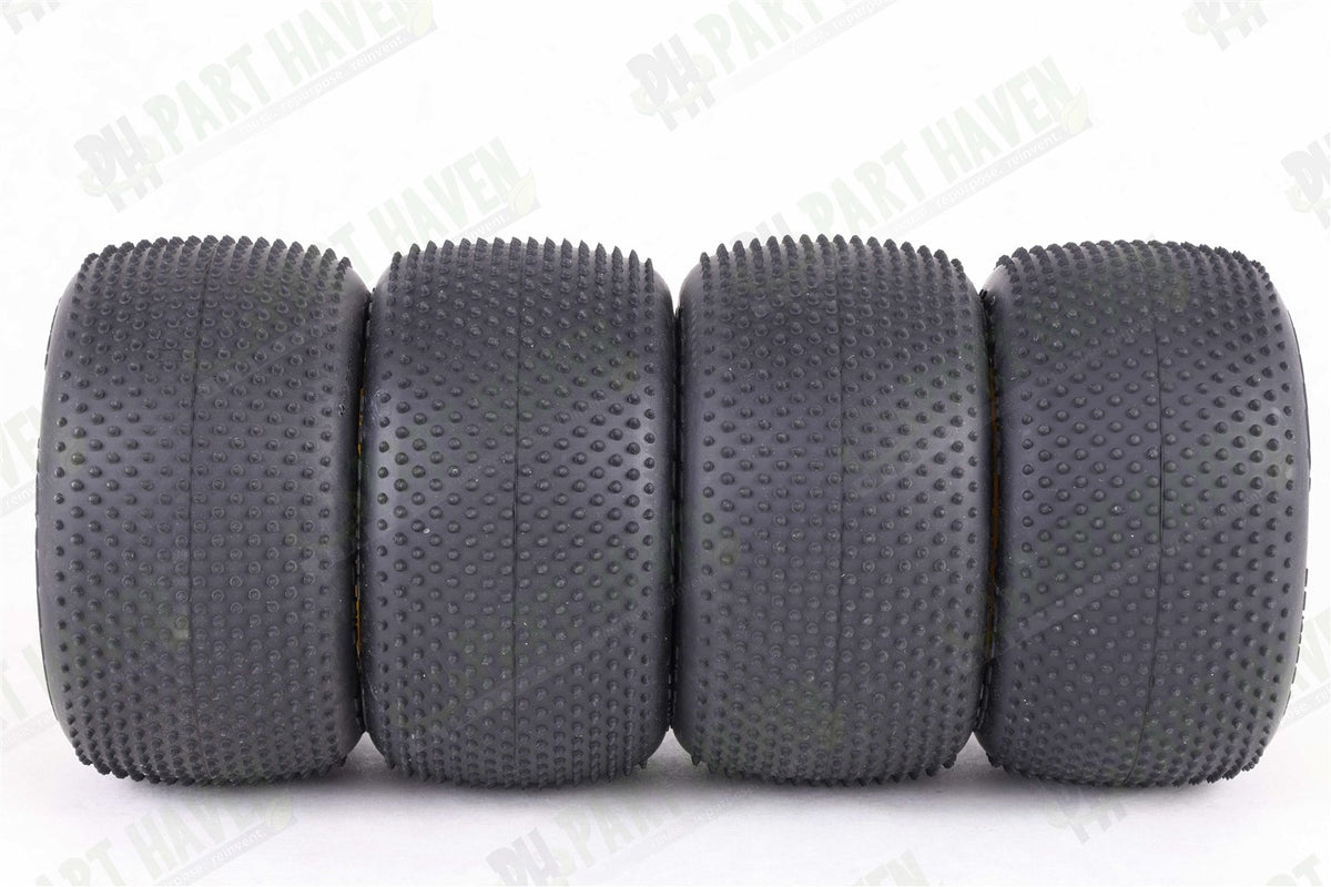 2 Pairs Mounted || JConcepts Pin Downs Pink 2.2 Inch Truck tires 3163-010 ||Set4