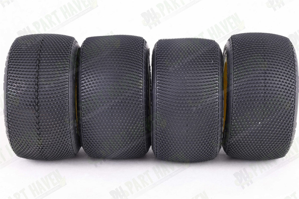 2 Pairs Mounted || JConcepts Fuzz Bite Pink 2.2 Inch Truck tires 3191-010 ||Set2