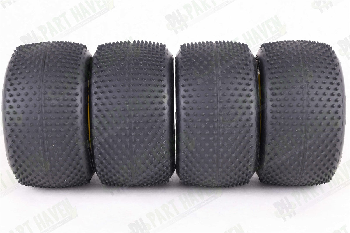2 Pairs Mounted || JConcepts Siren Pink 2.2 Inch Truck tires 4107-010 ||Set1