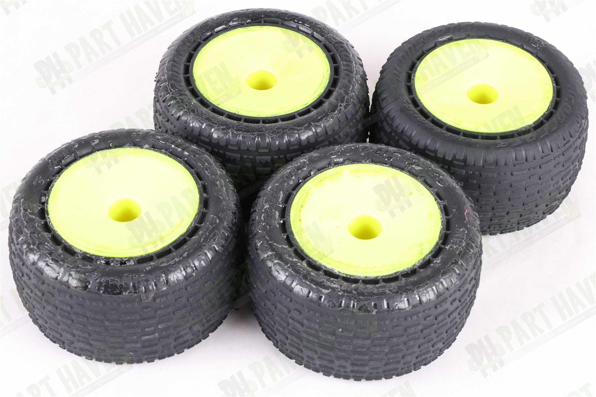 2 Pairs Mounted || JConcepts Swaggers Pink 2.2 Inch Truck tires 3162-010 ||Set3