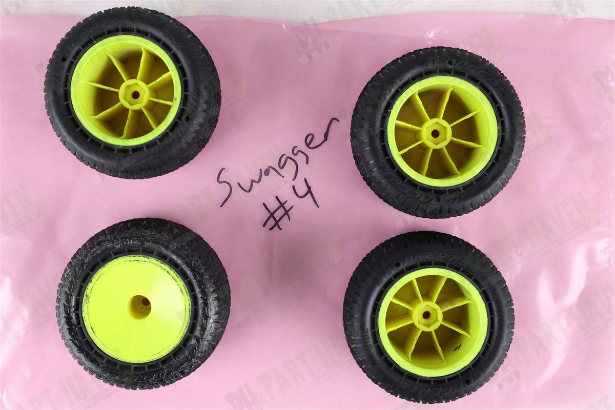 2 Pairs Mounted || JConcepts Swaggers Pink 2.2 Inch Truck tires 3162-010 ||Set4