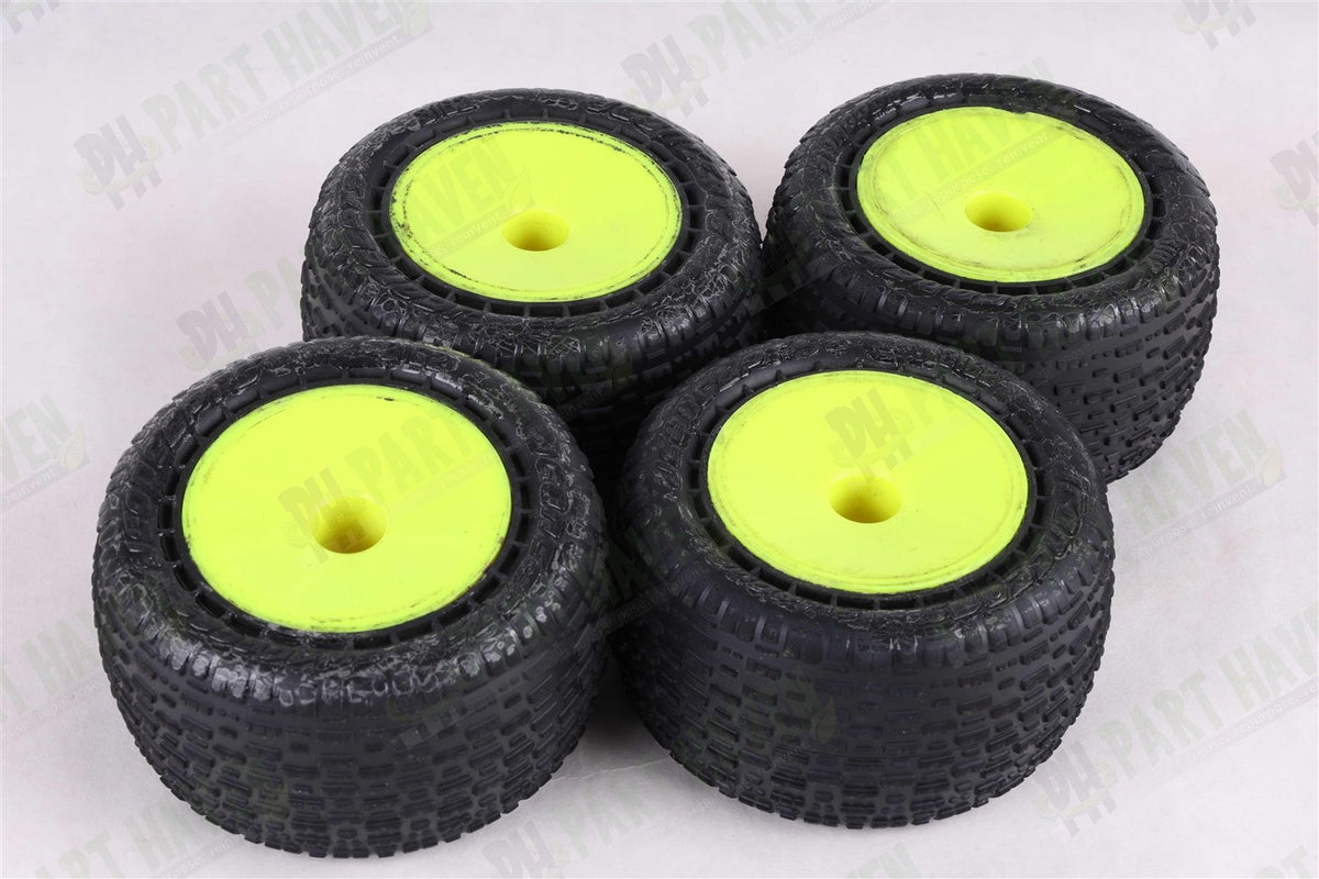 2 Pairs Mounted || JConcepts Swaggers Pink 2.2 Inch Truck tires 3162-010 ||Set4