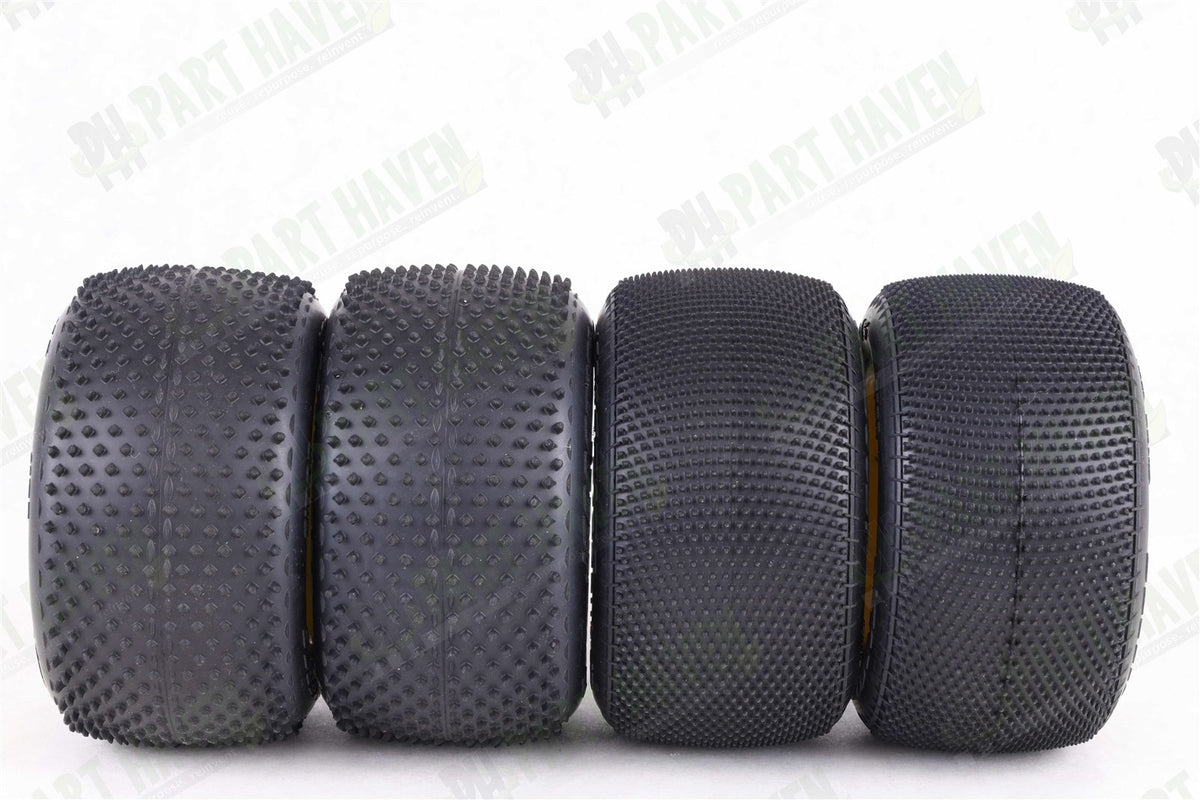 2 Pairs Mounted || JConcepts Siren 4107 & Fuzz bite 3190 || 2.2 Inch Truck tires