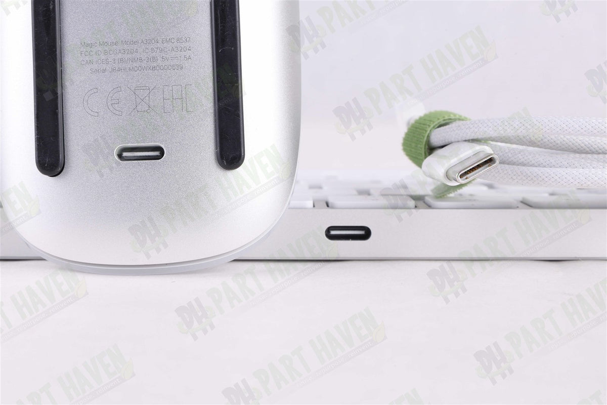 Apple USB-C Desk Set in Silver Magic Keyboard Touch ID Magic Mouse Braided Cable