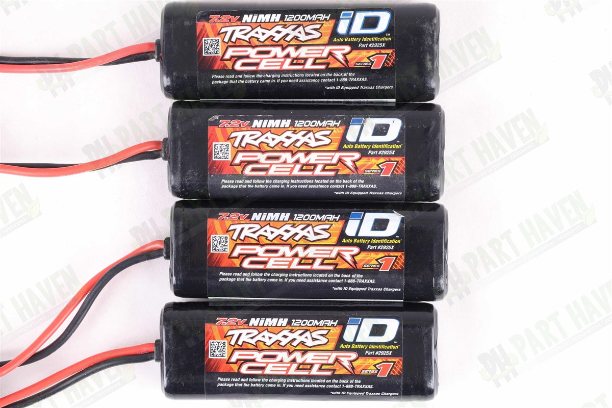 Lot of 4 || Traxxas 2925X Power Cell 7.2V NiMH 1200MAH Battery