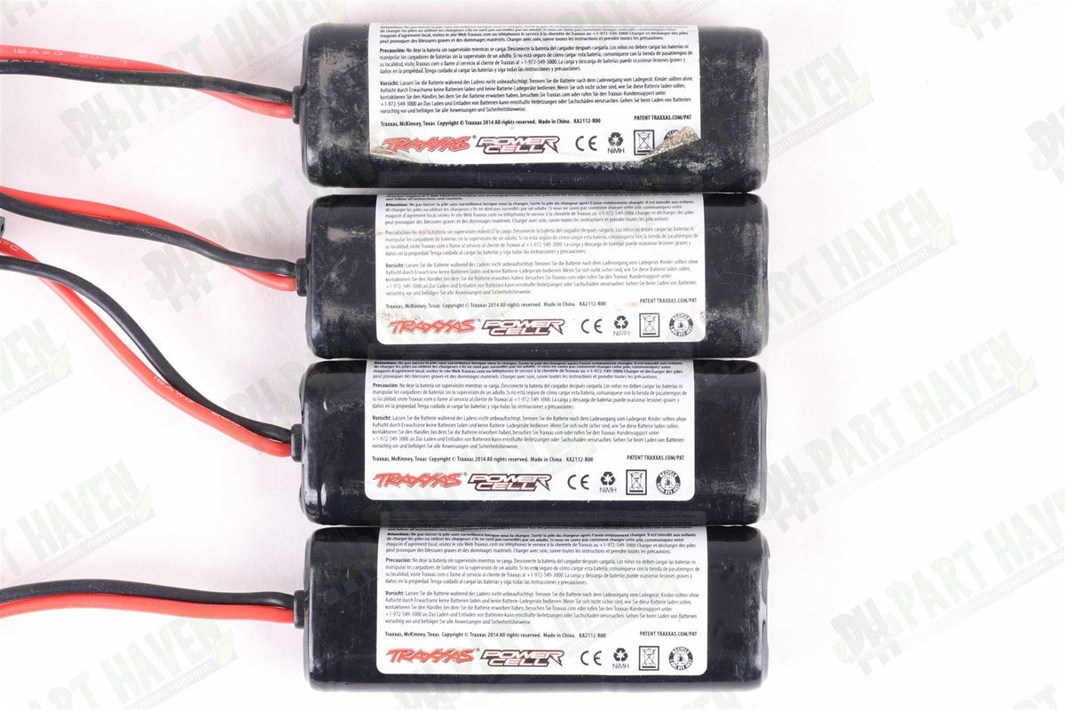 Lot of 4 || Traxxas 2925X Power Cell 7.2V NiMH 1200MAH Battery