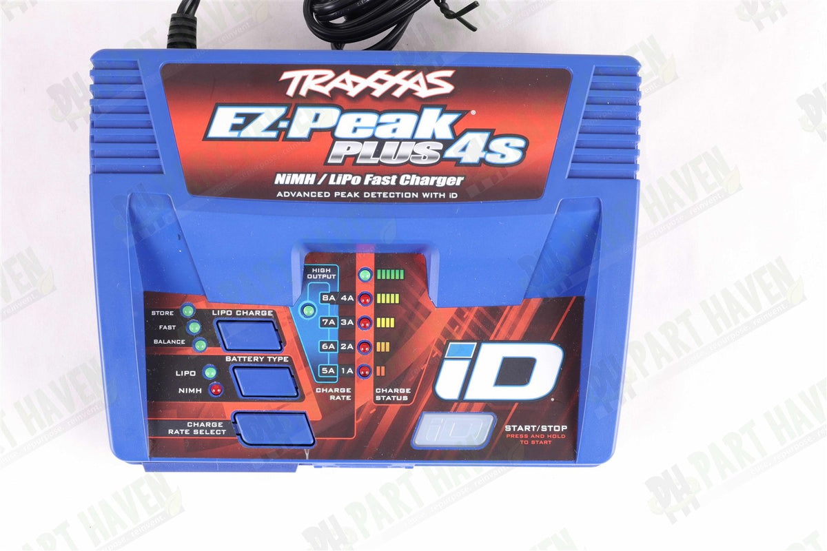 Traxxas 2981 EZ-Peak Plus 4S 8amp NiMH/Lipo Charger w/ iD Auto Battery Detection