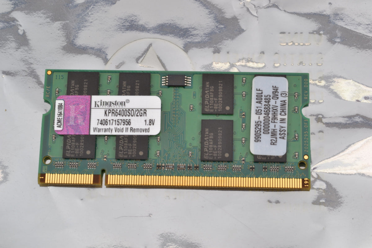 Apple / Kingston OEM 2GB (1x2GB) DDR2 800 MHz PC2-6400 200 Pin Sodimm Memory RAM