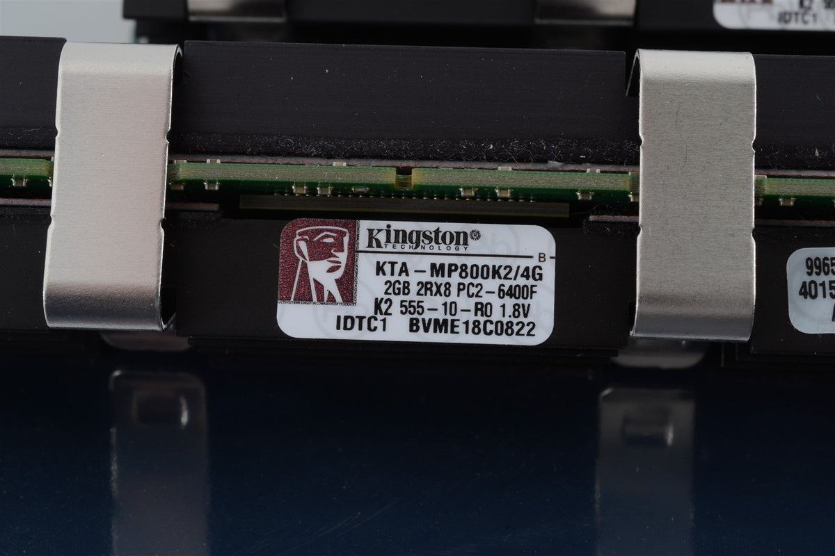 Kingston 4GB (2x2GB) PC2-6400F ECC Ram W/HEAT SINK for Apple Mac Pro 3,1 2008